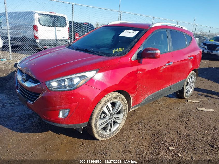 2014 Hyundai Tucson Limited VIN: KM8JU3AG2EU807802 Lot: 38364580