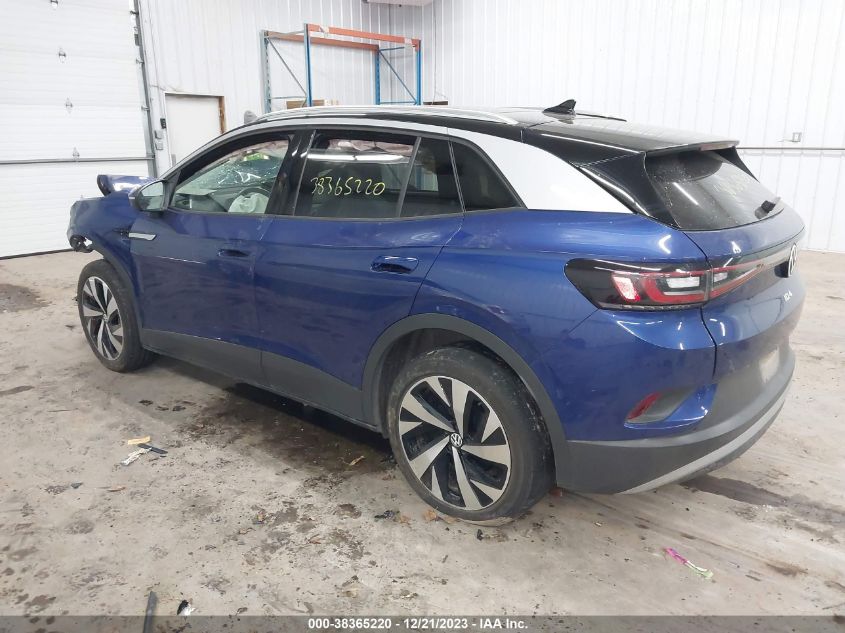 2022 Volkswagen Id.4 Awd Pro S VIN: WVGUNPE29NP051898 Lot: 38365220