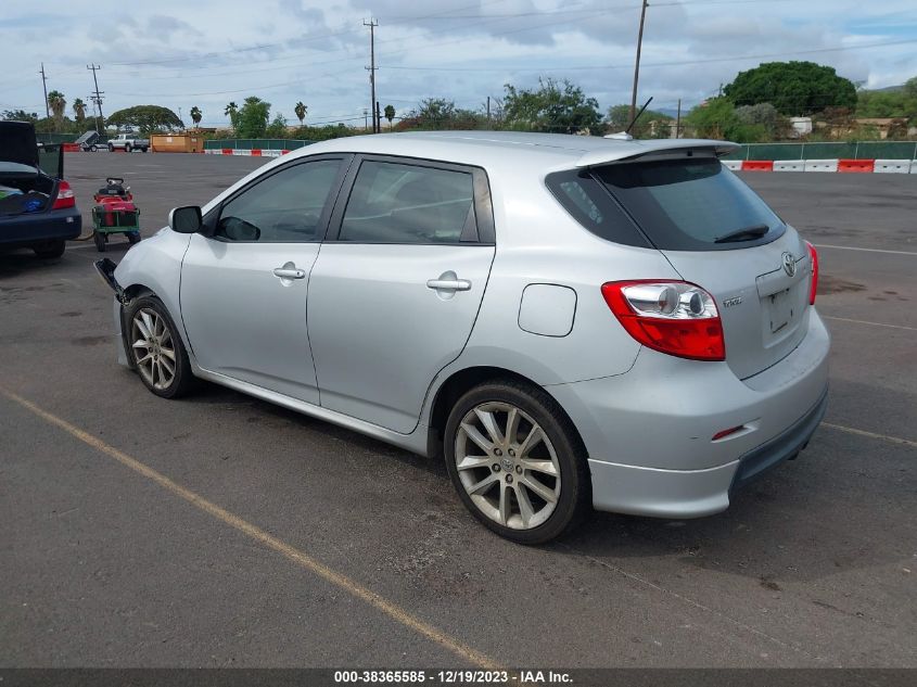 2009 Toyota Matrix Xrs VIN: 2T1GE40E59C004812 Lot: 38365585