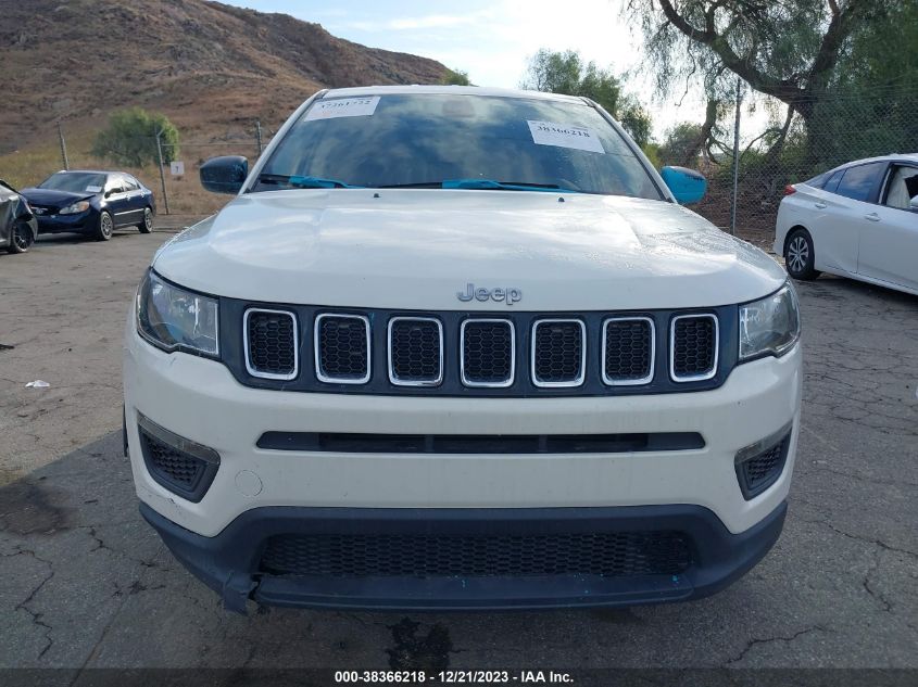 2021 Jeep Compass Sport Fwd VIN: 3C4NJCAB9MT567711 Lot: 38366218