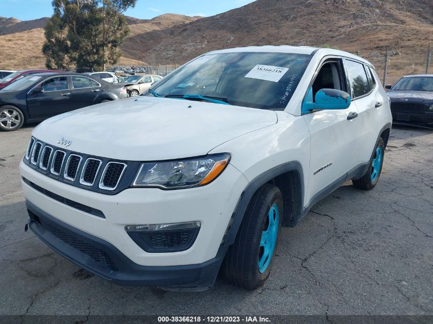 2021 Jeep Compass Sport Fwd VIN: 3C4NJCAB9MT567711 Lot: 38366218