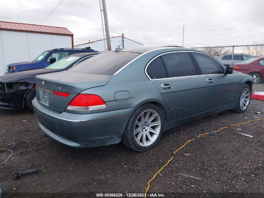 2003 BMW 745Li VIN: WBAGN63453DR14370 Lot: 38366226