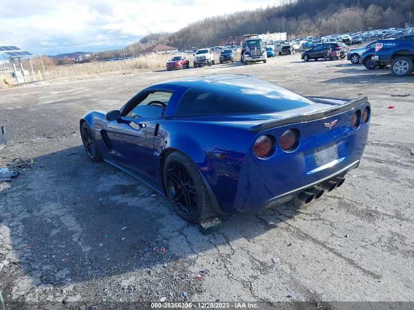 2007 Chevrolet Corvette Z06 Hardtop VIN: 1G1YY26E075113625 Lot: 38366395