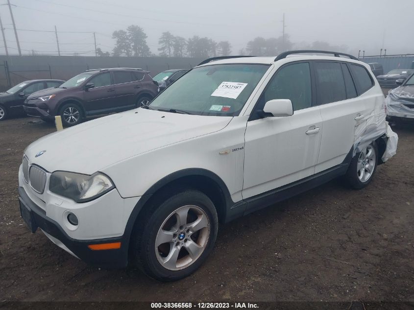 2007 BMW X3 3.0Si VIN: WBXPC93497WF06707 Lot: 38366568