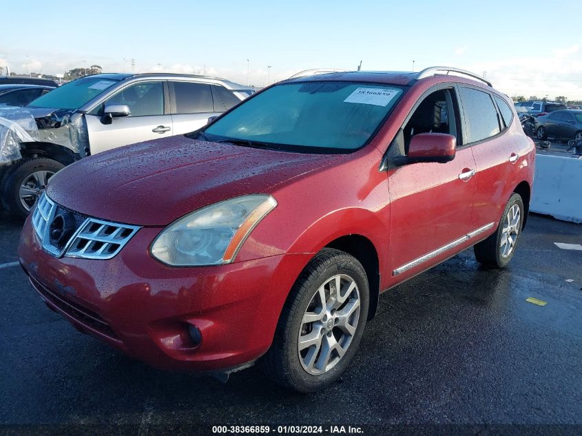 JN8AS5MT7CW253435 2012 Nissan Rogue Sv W/Sl Pkg