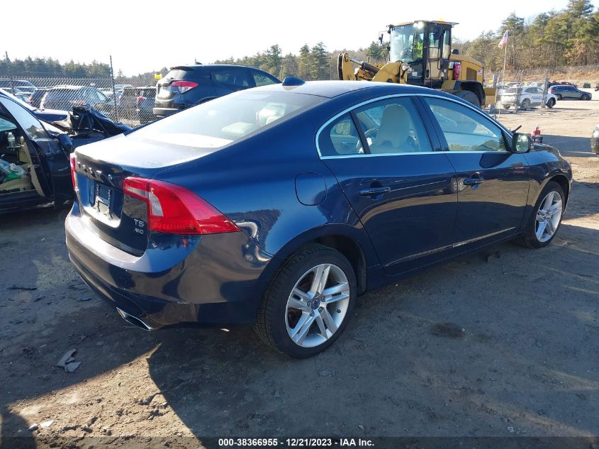 2015 Volvo S60 T5 Premier VIN: YV1612TK8F1346732 Lot: 38366955