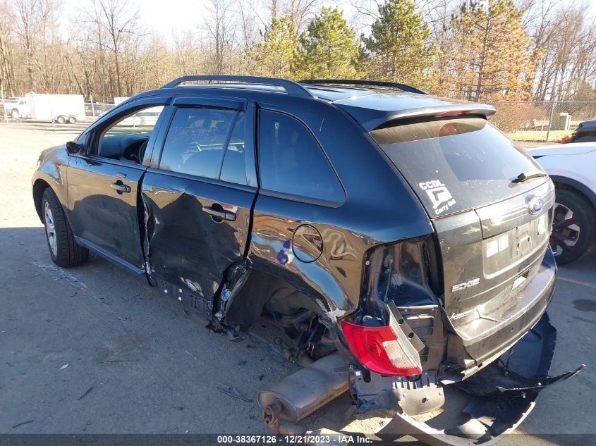 2013 Ford Edge Sel VIN: 2FMDK4JC1DBC83262 Lot: 38367126