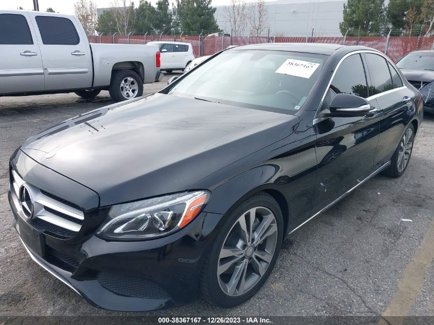 55SWF4JB8FU077904 2015 MERCEDES-BENZ C CLASS - Image 2