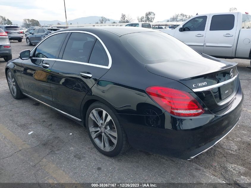 2015 Mercedes-Benz C 300 Luxury/Sport VIN: 55SWF4JB8FU077904 Lot: 38367167