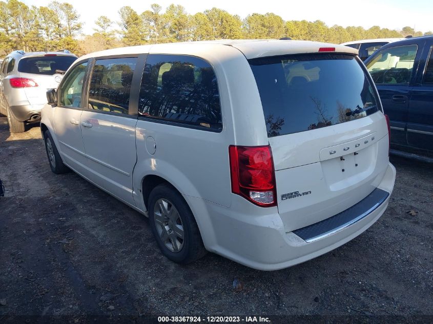 2012 Dodge Grand Caravan Se/Avp VIN: 2C4RDGBG5CR149173 Lot: 38367924