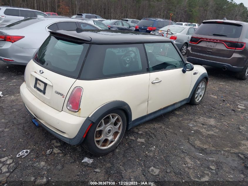 2005 Mini Cooper S VIN: WMWRE33455TD92214 Lot: 38367938