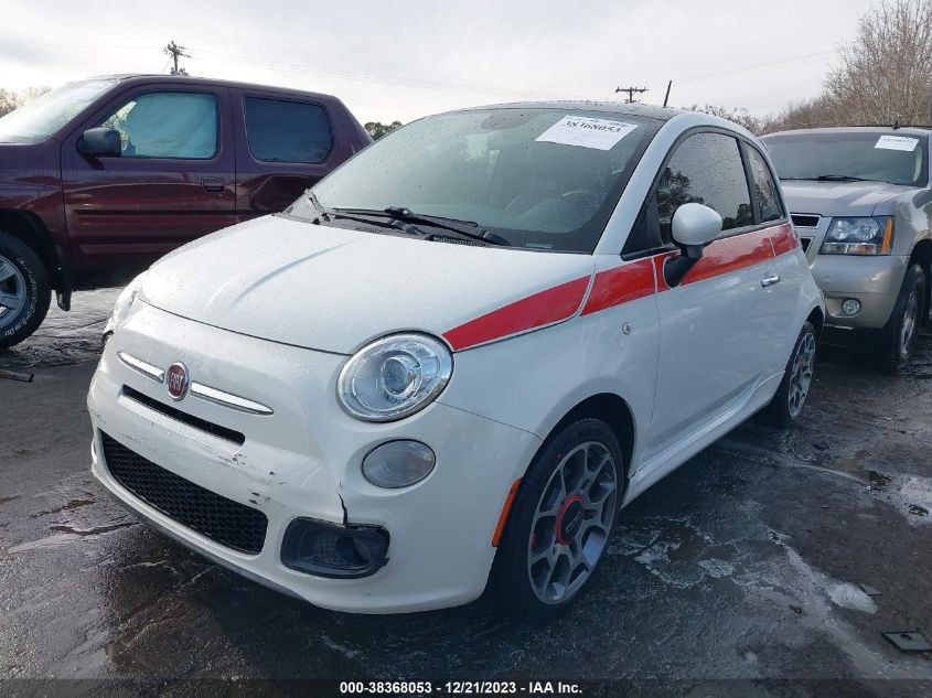 2013 Fiat 500 Sport VIN: 3C3CFFBR4DT628408 Lot: 38368053