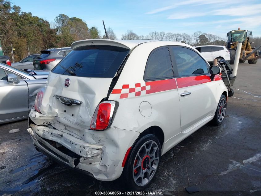 2013 Fiat 500 Sport VIN: 3C3CFFBR4DT628408 Lot: 38368053