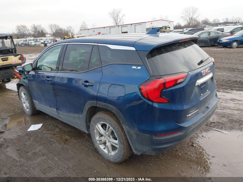 2020 GMC Terrain Fwd Sle VIN: 3GKALMEV9LL104425 Lot: 38368399