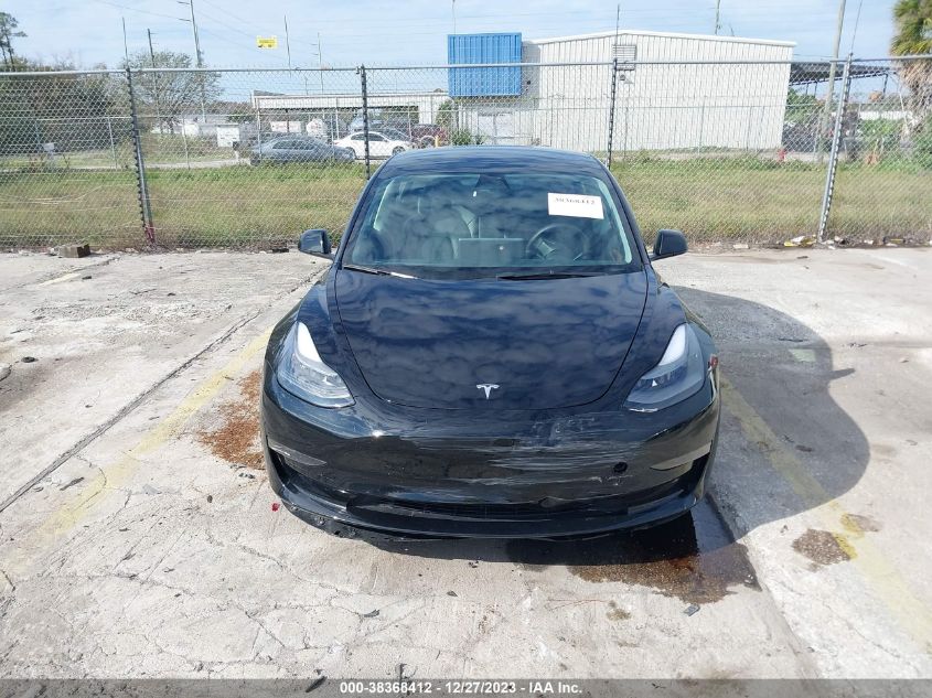 2023 Tesla Model 3 Rear-Wheel Drive VIN: 5YJ3E1EAXPF436159 Lot: 38368412