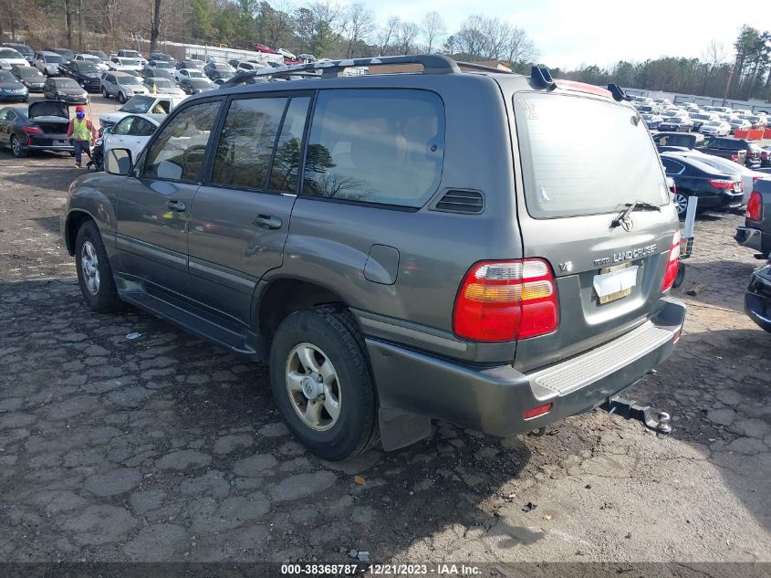 2000 Toyota Land Cruiser VIN: JT3HT05J1Y0086804 Lot: 38368787