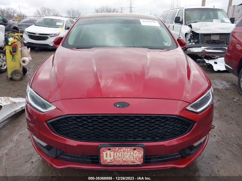 2017 Ford Fusion Titanium VIN: 3FA6P0K98HR151574 Lot: 38368958