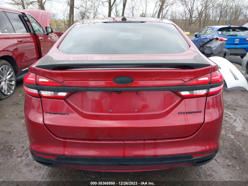 2017 Ford Fusion Titanium VIN: 3FA6P0K98HR151574 Lot: 38368958