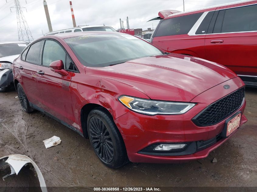 2017 Ford Fusion Titanium VIN: 3FA6P0K98HR151574 Lot: 38368958