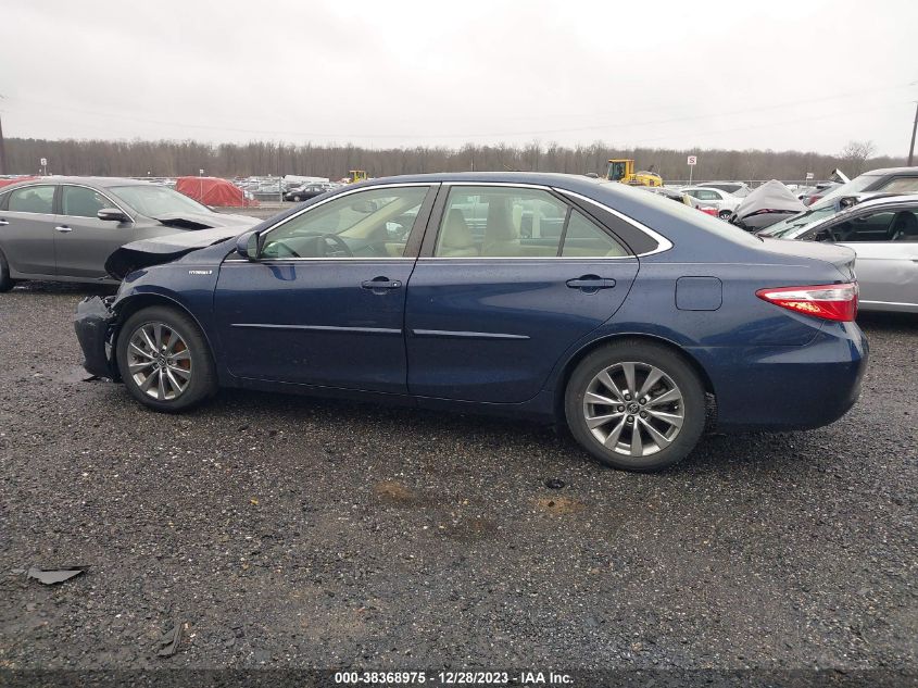 2017 Toyota Camry Hybrid Xle VIN: 4T1BD1FK9HU214691 Lot: 38368975