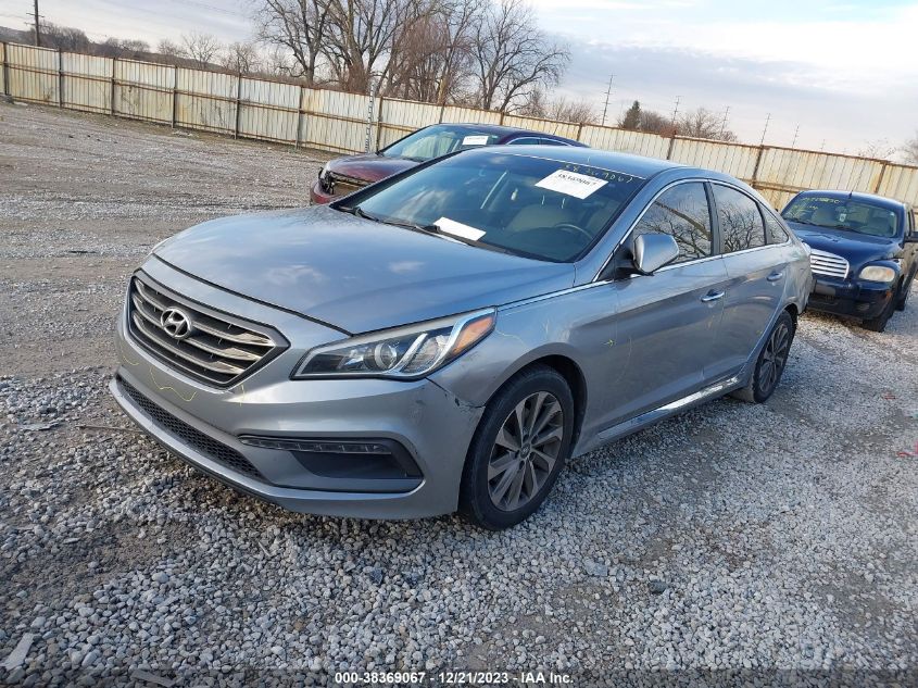 2015 Hyundai Sonata Sport VIN: 5NPE34AF1FH124782 Lot: 38369067