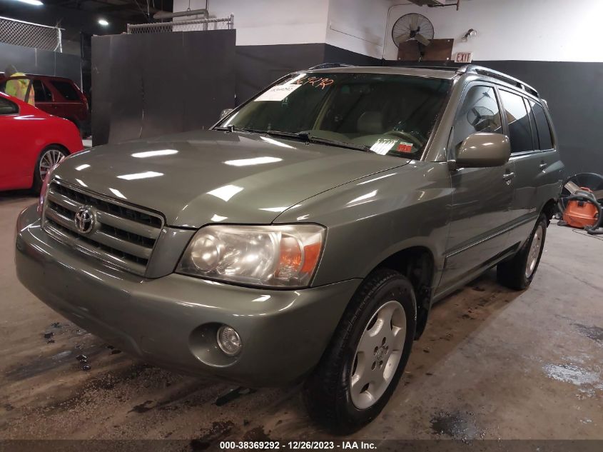 2007 Toyota Highlander Limited V6 VIN: JTEEP21A070230664 Lot: 38369292