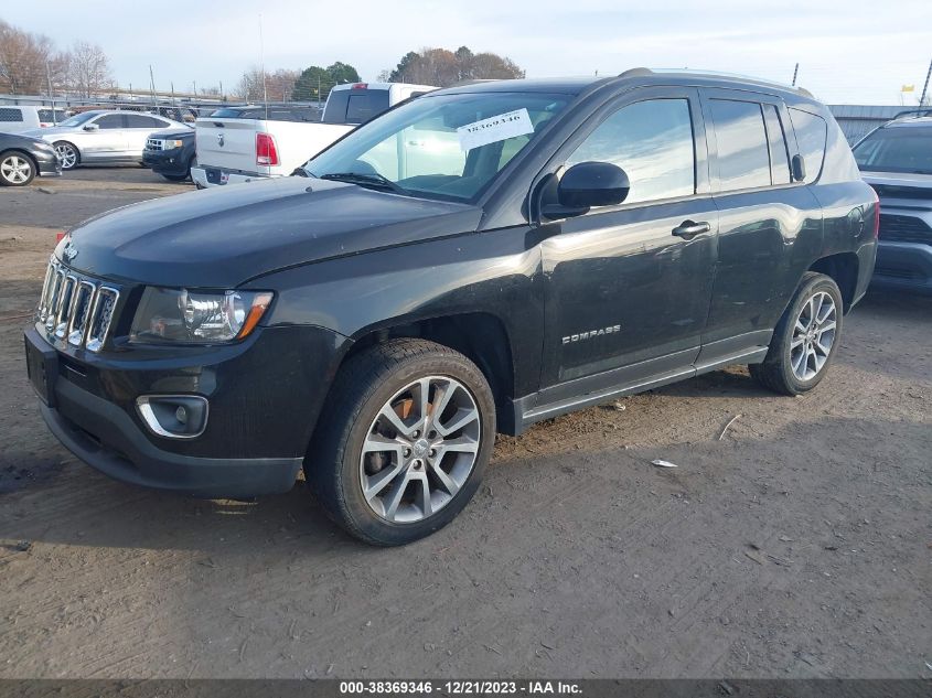 2017 Jeep Compass High Altitude 4X4 VIN: 1C4NJDEB5HD163736 Lot: 38369346