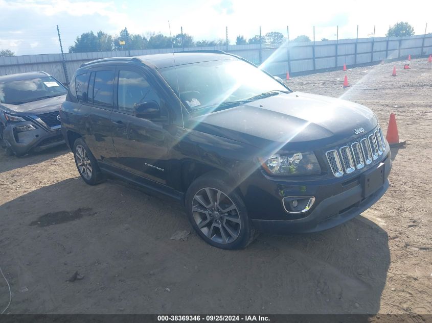 2017 Jeep Compass High Altitude 4X4 VIN: 1C4NJDEB5HD163736 Lot: 38369346