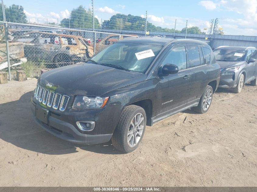 2017 Jeep Compass High Altitude 4X4 VIN: 1C4NJDEB5HD163736 Lot: 38369346