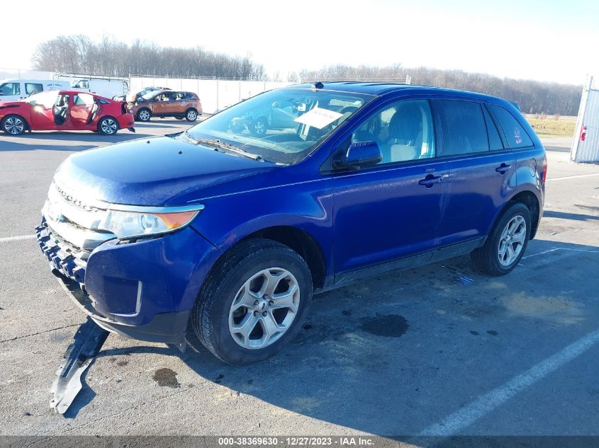 2013 Ford Edge Sel VIN: 2FMDK3JCXDBB70923 Lot: 38369630