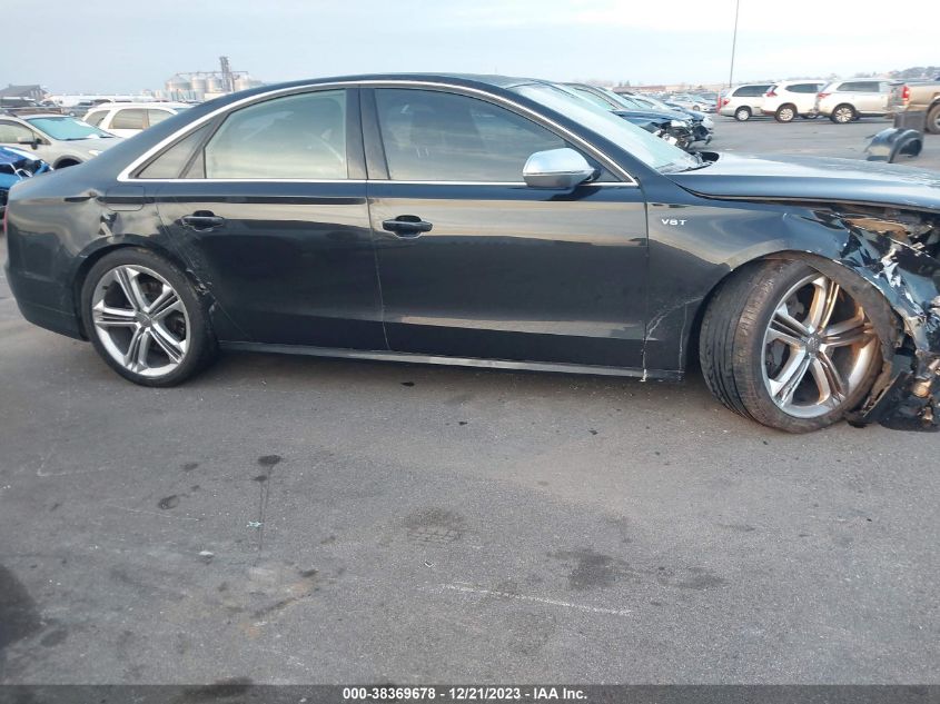 2014 Audi S8 4.0T VIN: WAUD2AFD0EN006965 Lot: 38369678