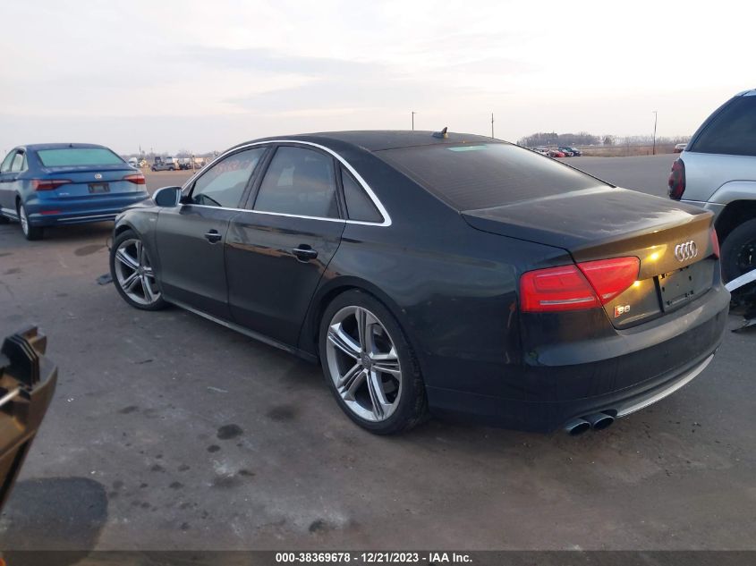 2014 Audi S8 4.0T VIN: WAUD2AFD0EN006965 Lot: 38369678