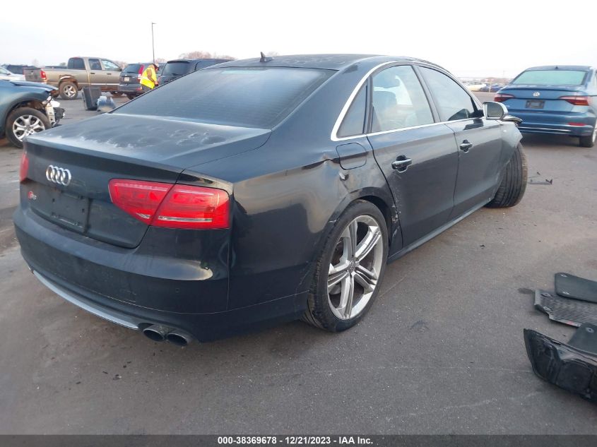 2014 Audi S8 4.0T VIN: WAUD2AFD0EN006965 Lot: 38369678