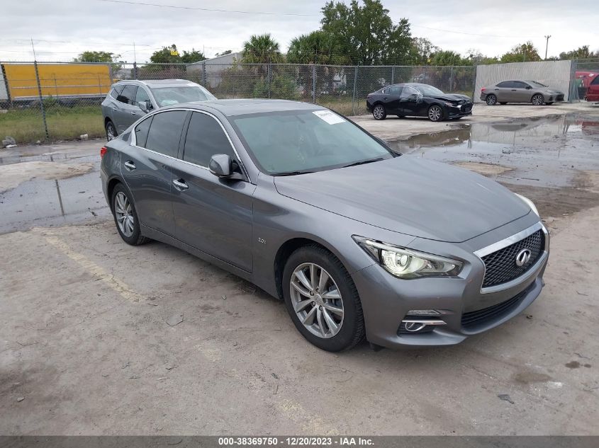 2016 Infiniti Q50 2.0T Premium VIN: JN1CV7AP0GM201499 Lot: 38369750