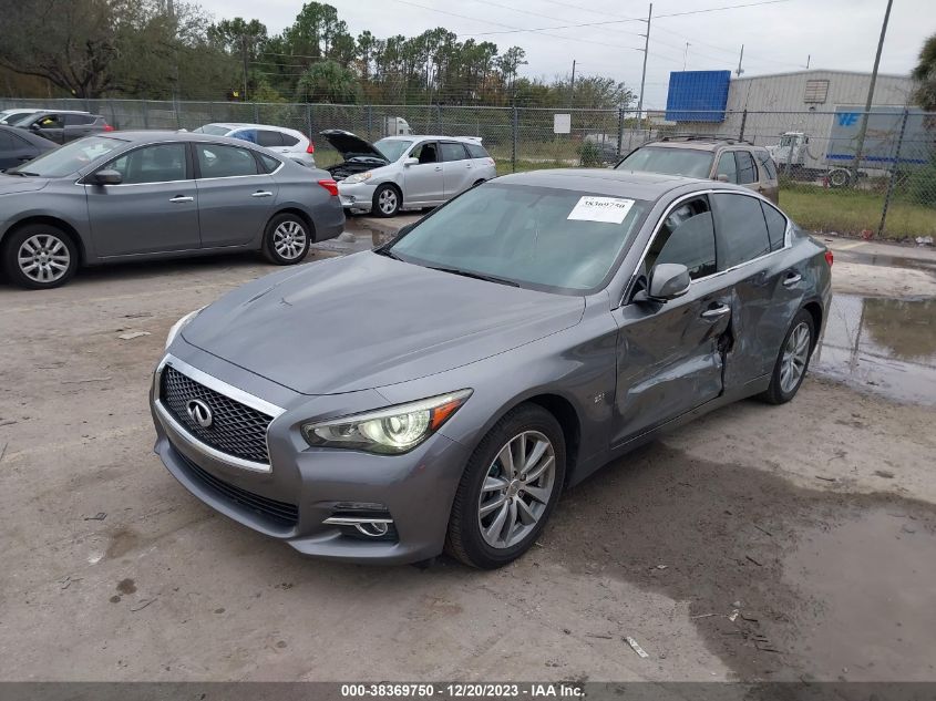 2016 Infiniti Q50 2.0T Premium VIN: JN1CV7AP0GM201499 Lot: 38369750