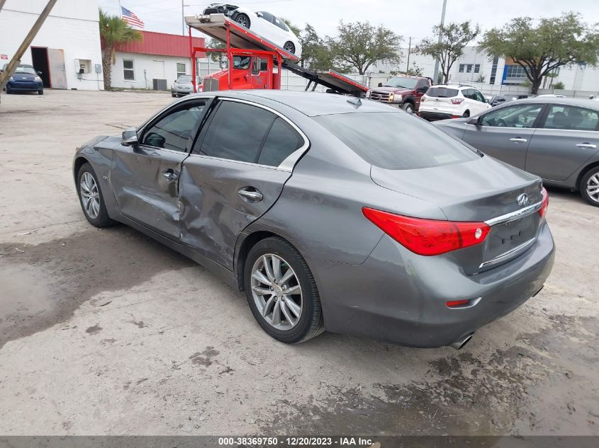 2016 Infiniti Q50 2.0T Premium VIN: JN1CV7AP0GM201499 Lot: 38369750