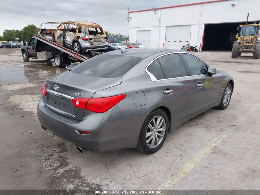 2016 Infiniti Q50 2.0T Premium VIN: JN1CV7AP0GM201499 Lot: 38369750