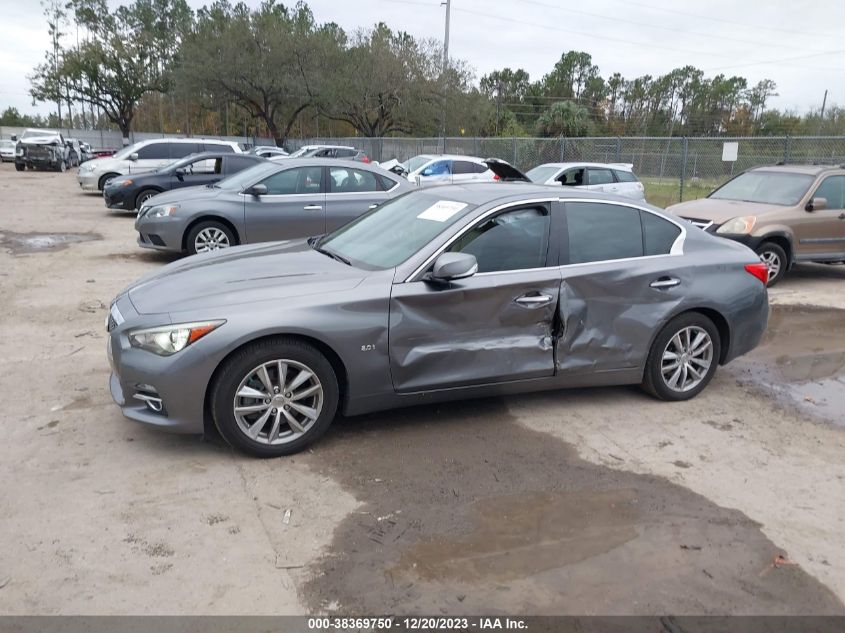 2016 Infiniti Q50 2.0T Premium VIN: JN1CV7AP0GM201499 Lot: 38369750