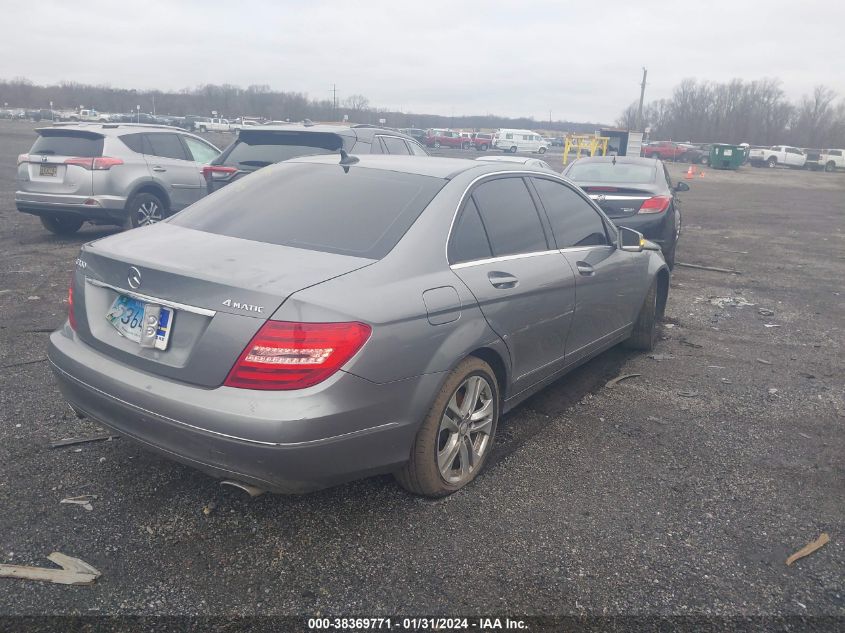 2014 Mercedes-Benz C 300 Luxury 4Matic/Sport 4Matic VIN: WDDGF8AB4ER302220 Lot: 38369771