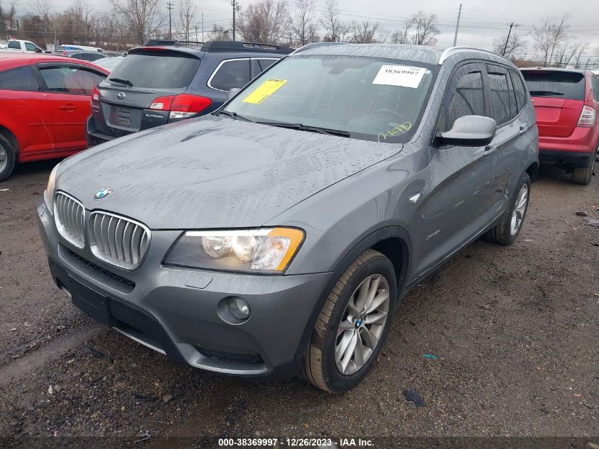 2014 BMW X3 xDrive28I VIN: 5UXWX9C59E0D33176 Lot: 38369997