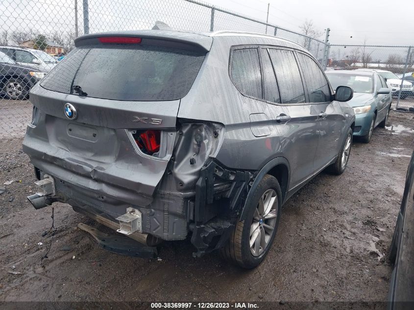 2014 BMW X3 xDrive28I VIN: 5UXWX9C59E0D33176 Lot: 38369997