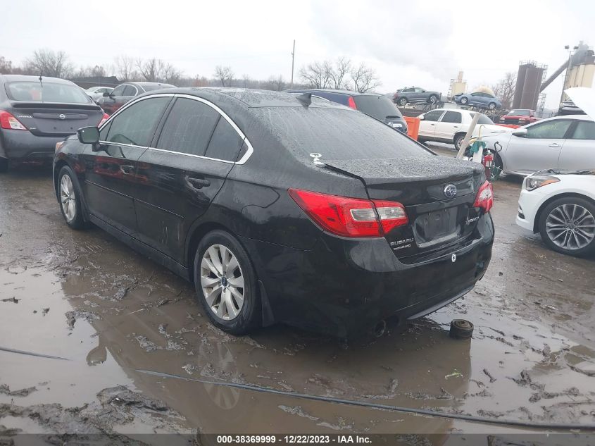 2016 Subaru Legacy 2.5I Premium VIN: 4S3BNBH66G3036850 Lot: 38369999