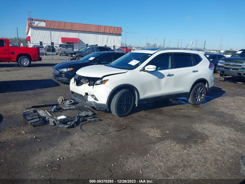 2016 Nissan Rogue Sl VIN: 5N1AT2MV8GC768553 Lot: 38370293