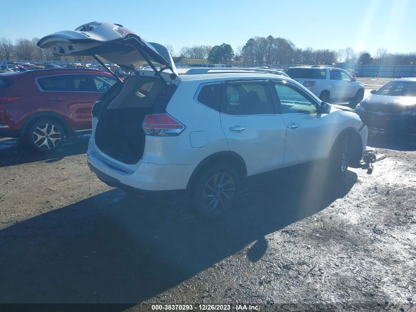 2016 Nissan Rogue Sl VIN: 5N1AT2MV8GC768553 Lot: 38370293