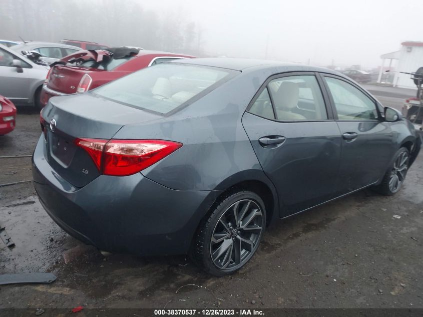 2017 Toyota Corolla Le VIN: 2T1BURHEXHC779037 Lot: 38370537