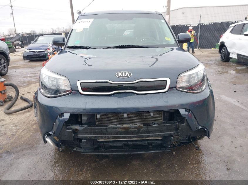 2016 Kia Soul + VIN: KNDJP3A51G7386988 Lot: 38370613