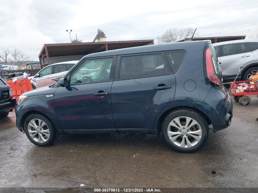 2016 Kia Soul + VIN: KNDJP3A51G7386988 Lot: 38370613