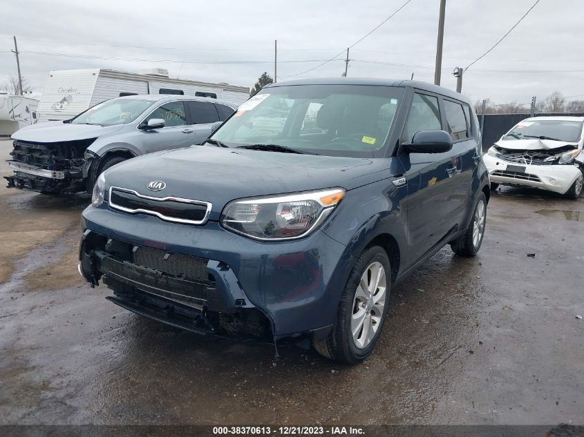 2016 Kia Soul + VIN: KNDJP3A51G7386988 Lot: 38370613