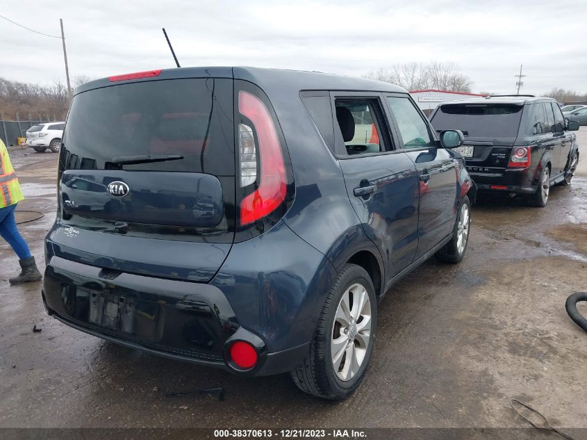 2016 Kia Soul + VIN: KNDJP3A51G7386988 Lot: 38370613