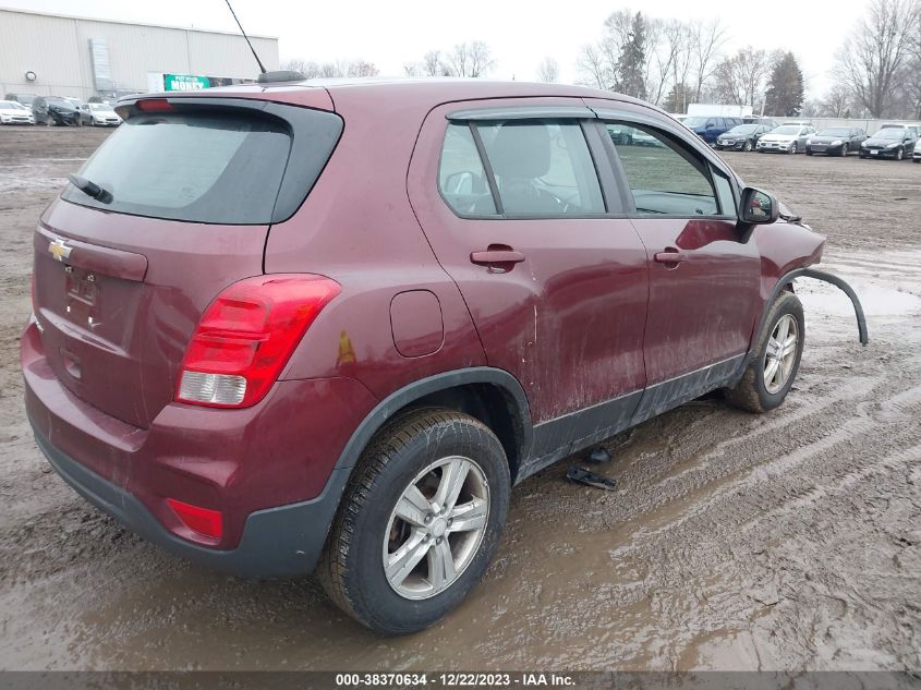 2017 Chevrolet Trax Ls VIN: 3GNCJNSB3HL193918 Lot: 38370634